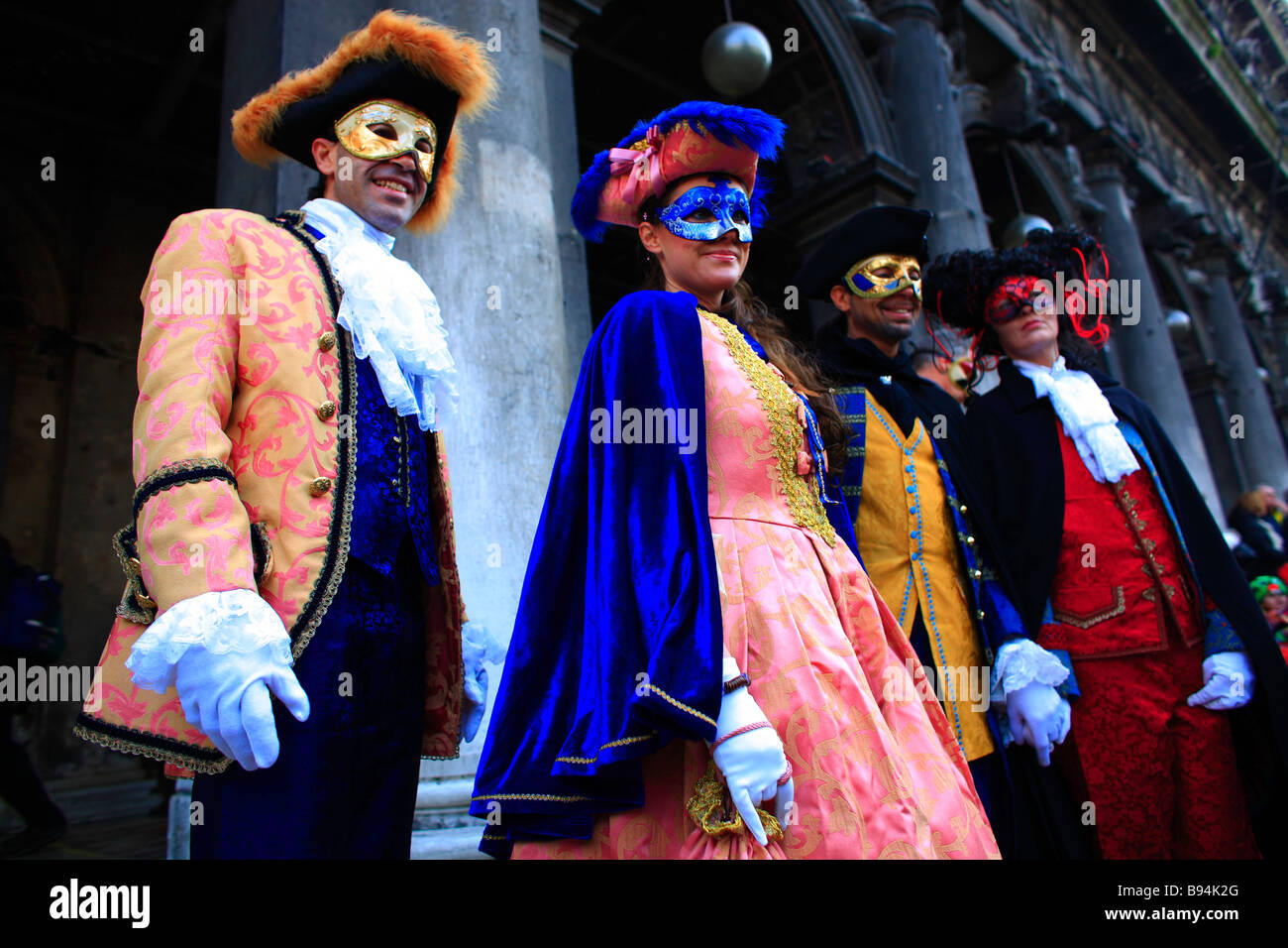 Il carnevale di Venezia Foto Stock