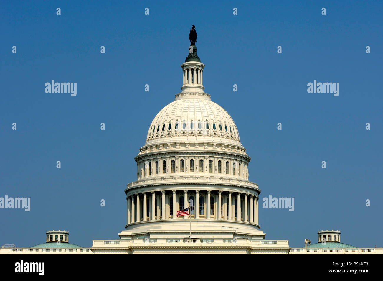 Cupola Centrale del Campidoglio degli Stati Uniti, Washington DC, Stati Uniti d'America Foto Stock