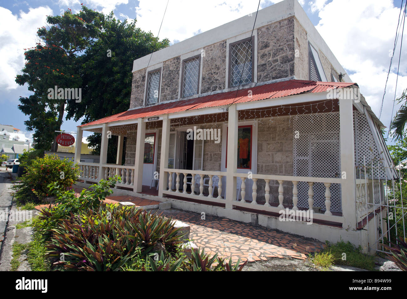 Store di Bay Street, Barbados Foto Stock