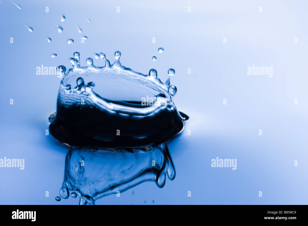 Spruzzata in acqua Foto Stock