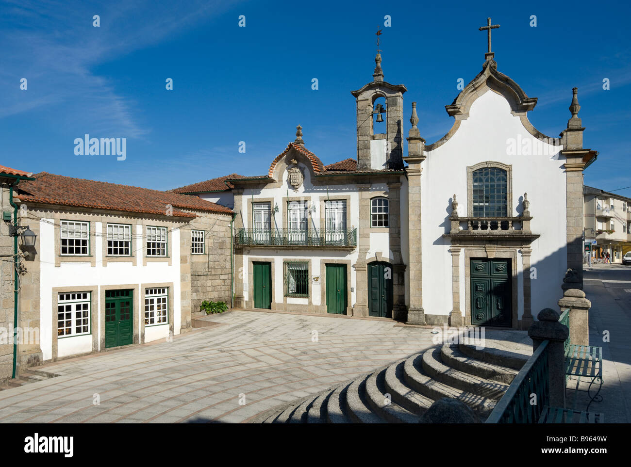 Igreja da chiesa della Misericordia, Ponte da Barca, distretto del Minho, Costa Verde, Portogallo Foto Stock