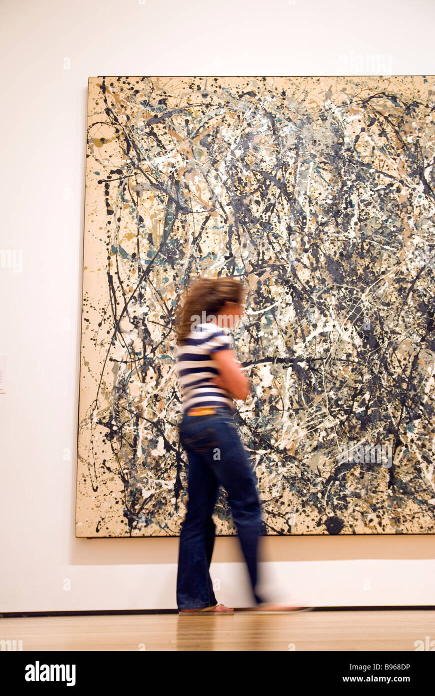 Jackson Pollock's 'One (numero31, 1950).". Foto Stock