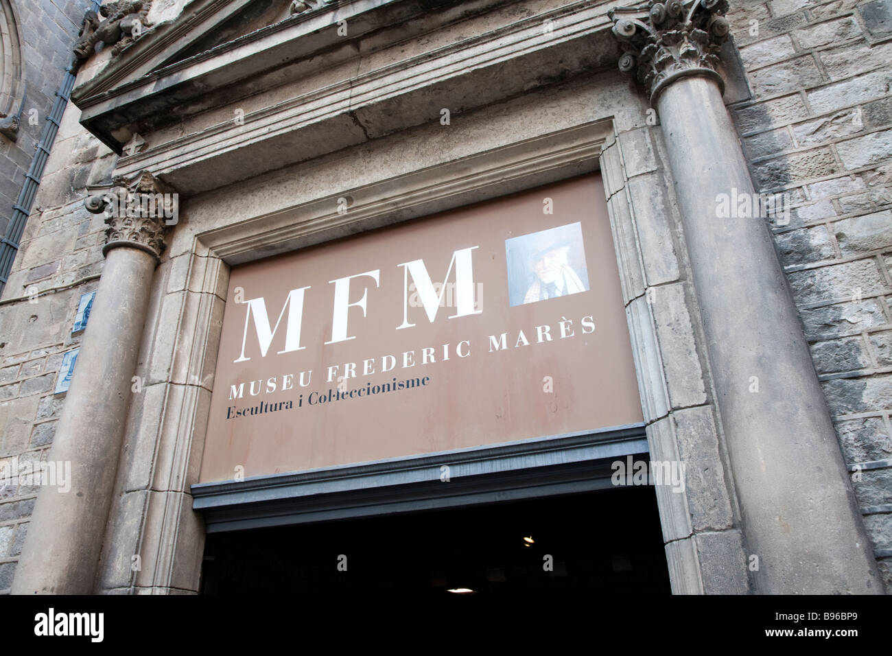 Il Museu Frederic Mares, Barcellona Spagna Foto Stock