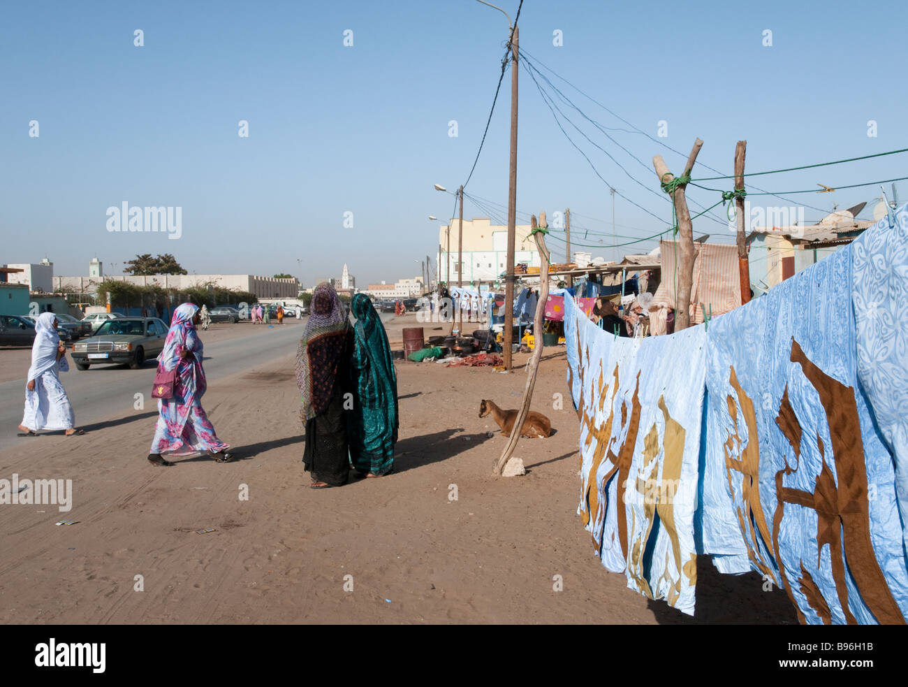 Africa occidentale Mauritania Nouakchott dal centro città Foto Stock