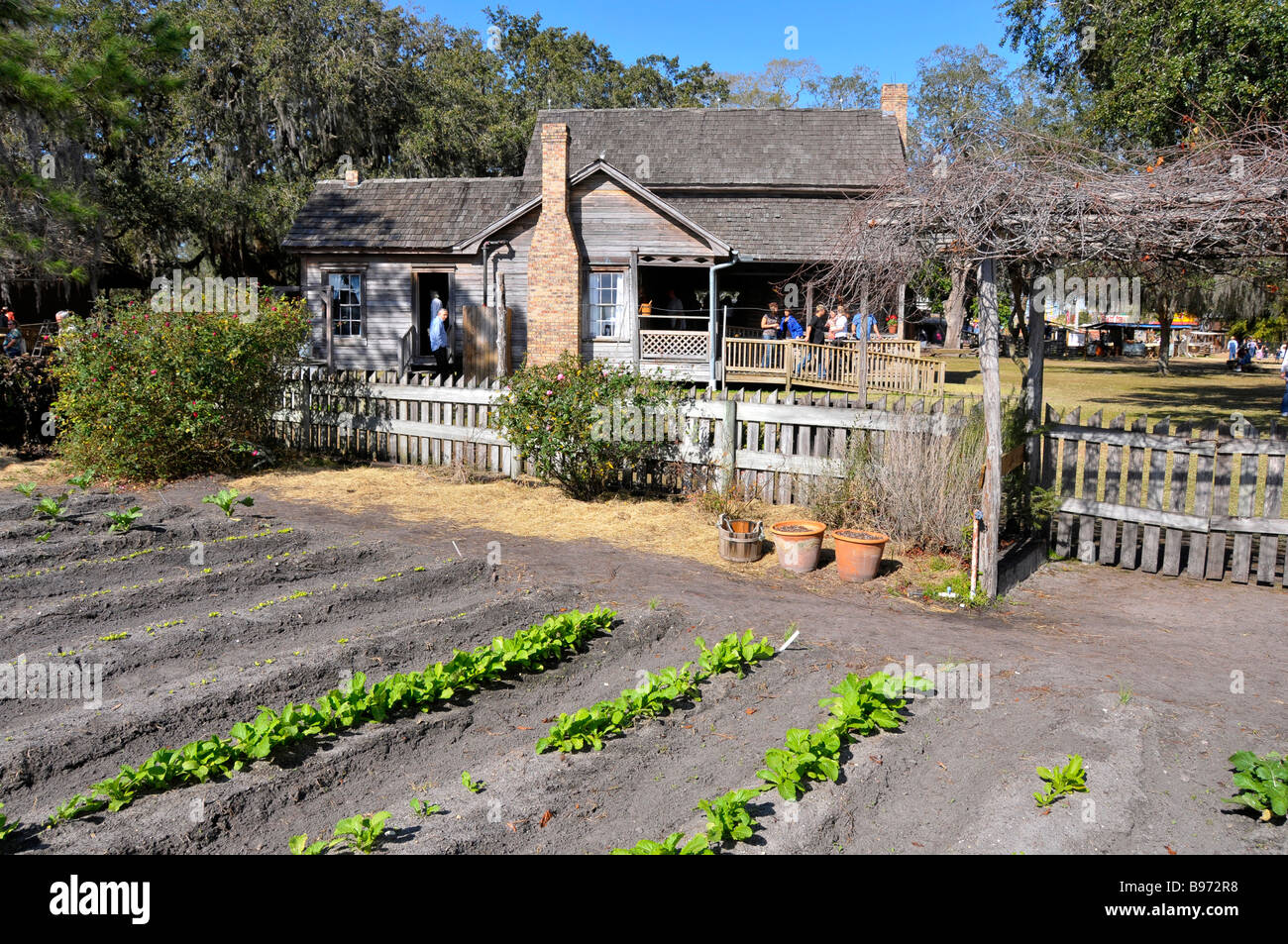 Circa 1875 Fattoria giardino Florida State Fair Foto Stock