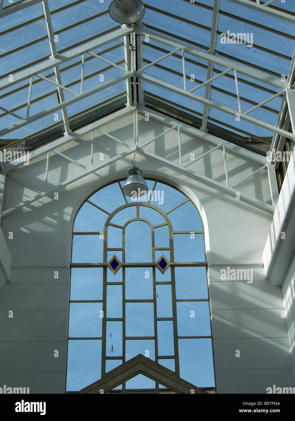 In corrispondenza del soffitto delle gallerie Mall Bristol REGNO UNITO Foto Stock