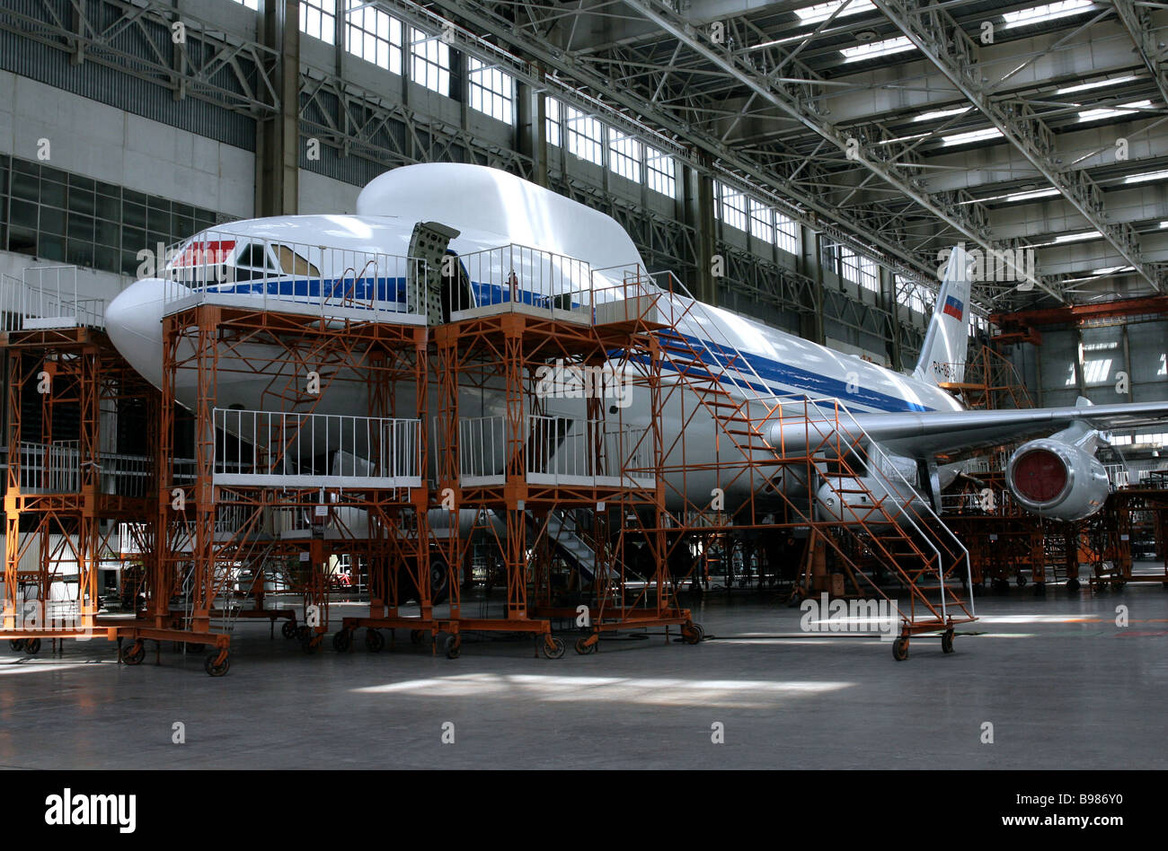 Reparto di montaggio Voronezh aeromobili Pubblica Società di costruzione VASO Foto Stock