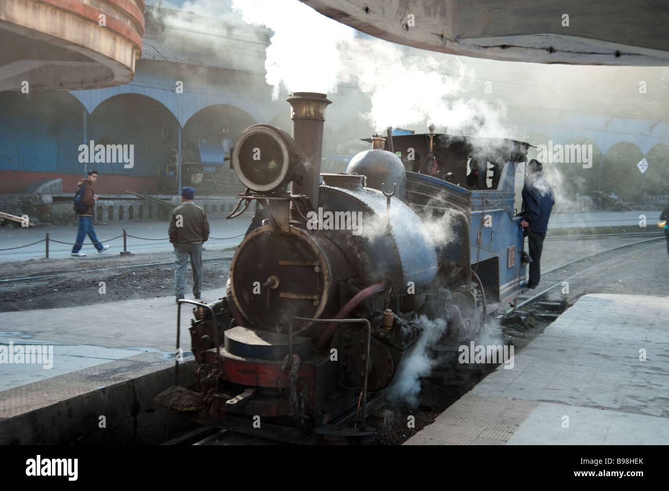 Darjeeling Himalayan Railway treno a vapore Foto Stock