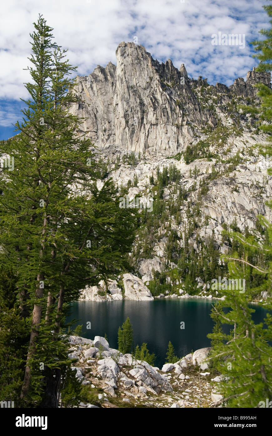 Prusik Peak, Alpine Lakes Wilderness, nello Stato di Washington Foto Stock