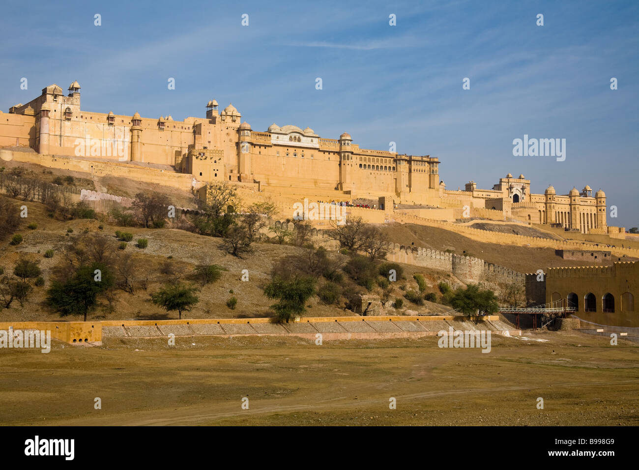 Ambra Palace, ambra, vicino a Jaipur, Rajasthan, India Foto Stock