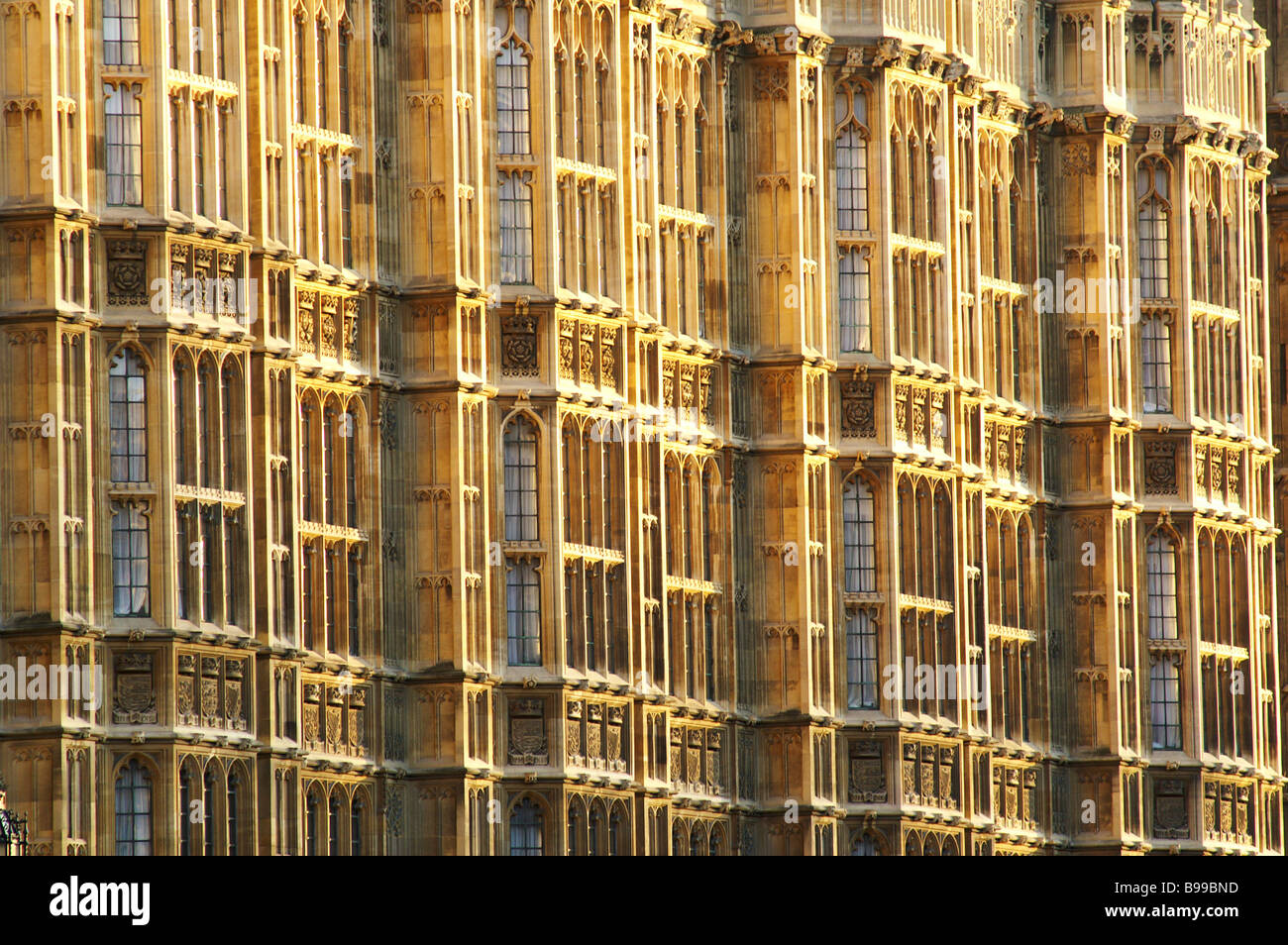 Architettura vittoriana a Londra. La Casa del Parlamento Foto Stock