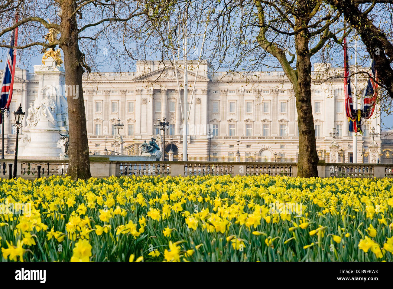 Buckingham Palace Lodon Foto Stock