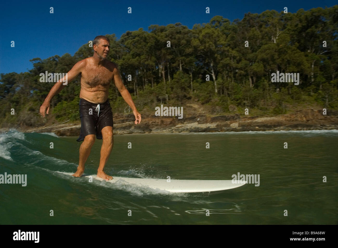 surfer, dude vecchio Foto Stock