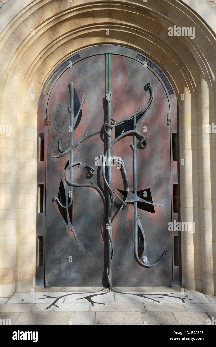 Porta di San Tommaso e la Cattedrale, Portsmouth Foto Stock