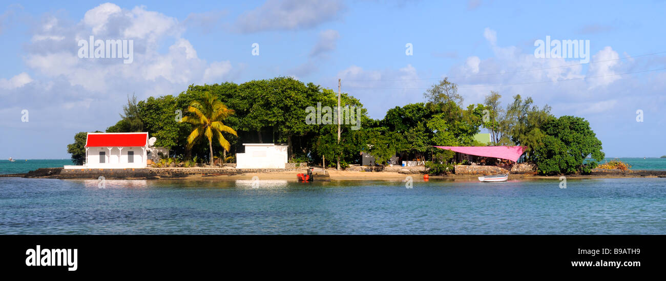 Vista panoramica di isola, Mahebourg isola Maurizio Foto Stock