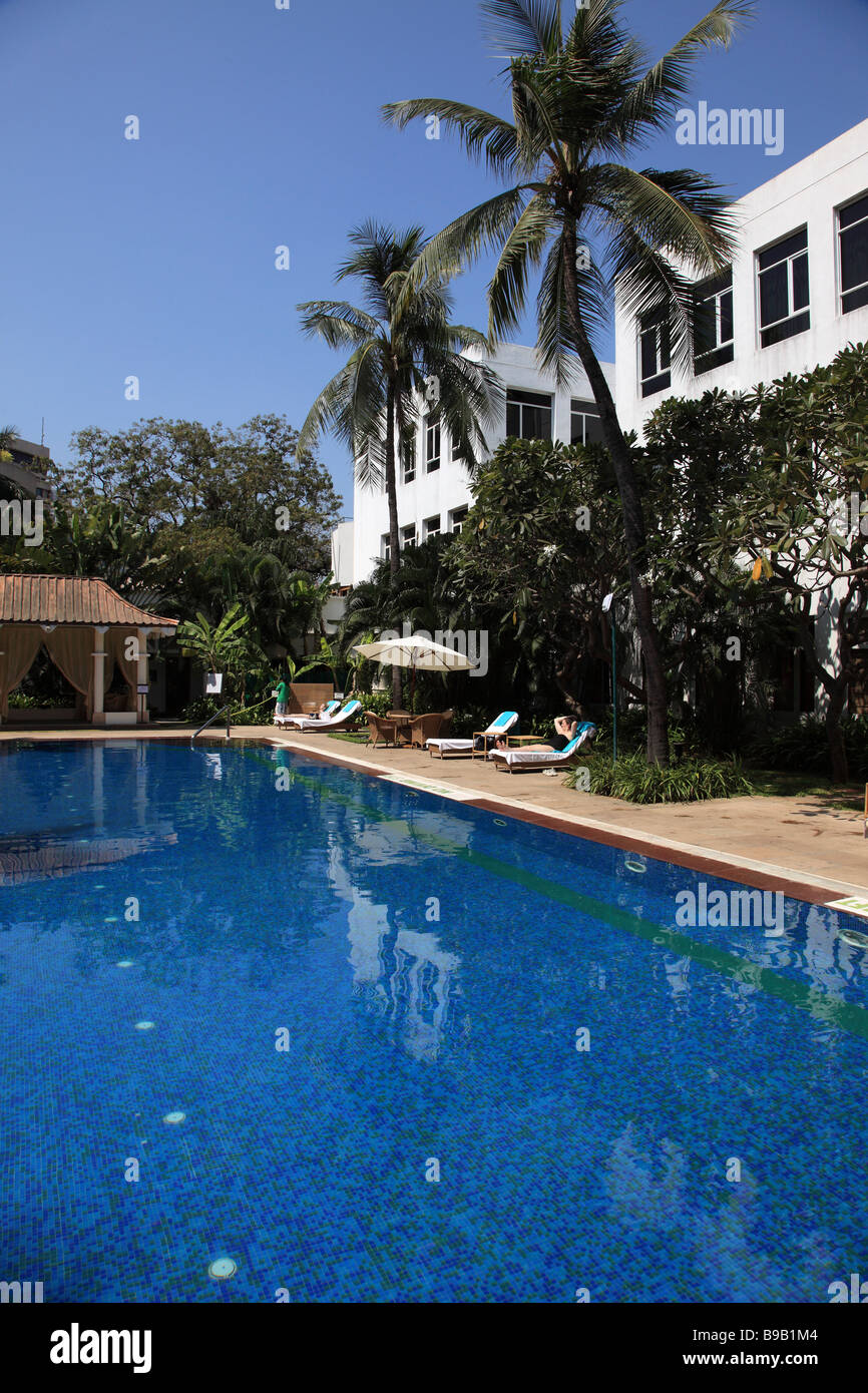 India Tamil Nadu Chennai Madras Taj Connemara Hotel pool Foto Stock