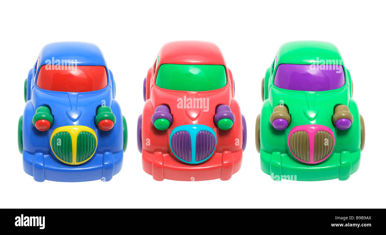 Automobili del giocattolo Foto Stock