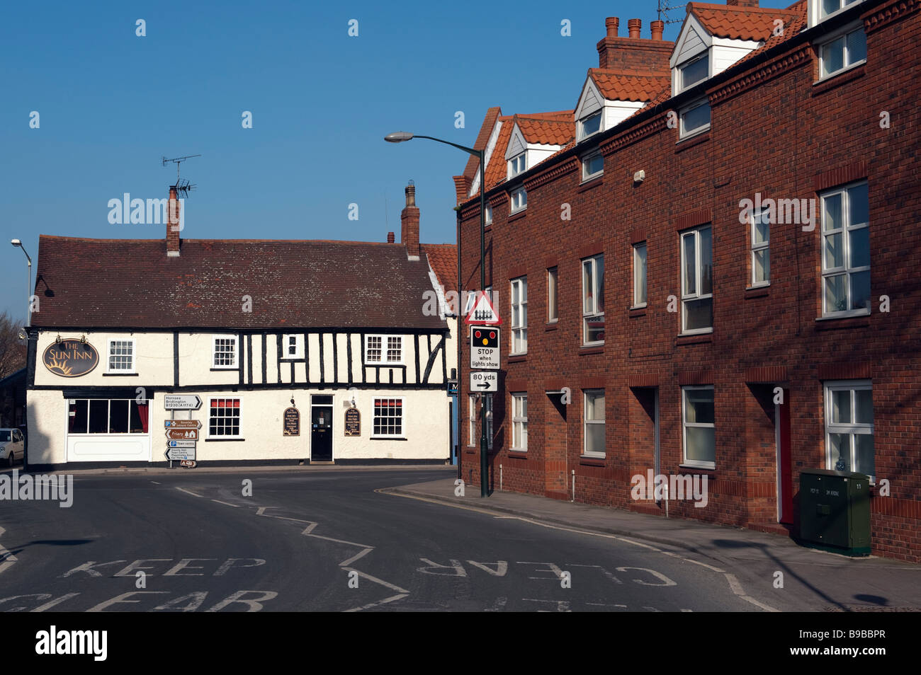 "Sun Inn' Flemingate a Beverley,'East Riding' dello Yorkshire, Inghilterra,'Gran Bretagna" Foto Stock