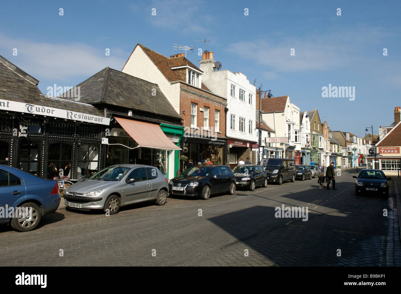 Whitstable centro città Foto Stock