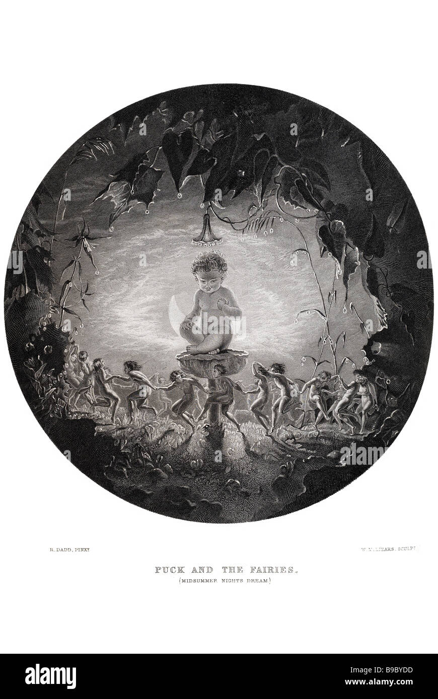 A Midsummer Night's Dream è una commedia romantica di William Shakespeare. È stato suggerito da "Il Cavaliere" da Geoffrey Cha Foto Stock