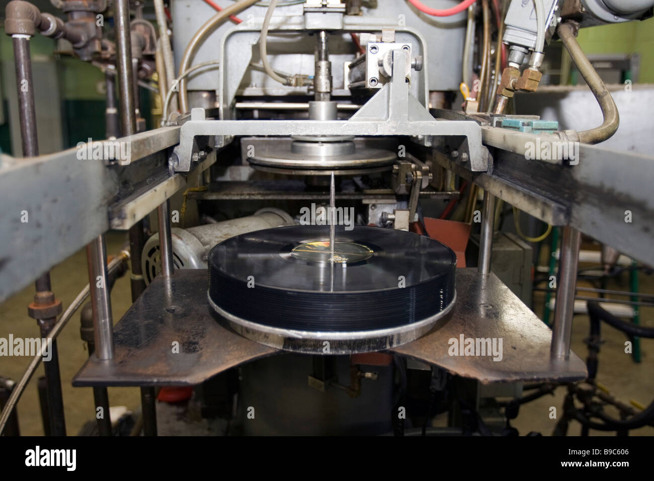 Record di vinile manufacturing Regno registrare premendo, Inc. Il Nashville Tennessee USA Foto Stock