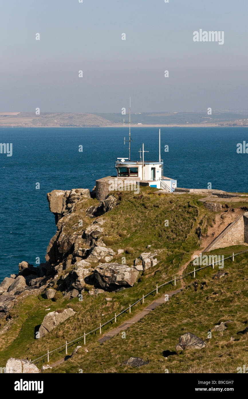 Il National Coastwatch Istituzione, St Ives guardare la stazione, Golva, Borthia, St Ives, Cornwall Regno Unito Foto Stock