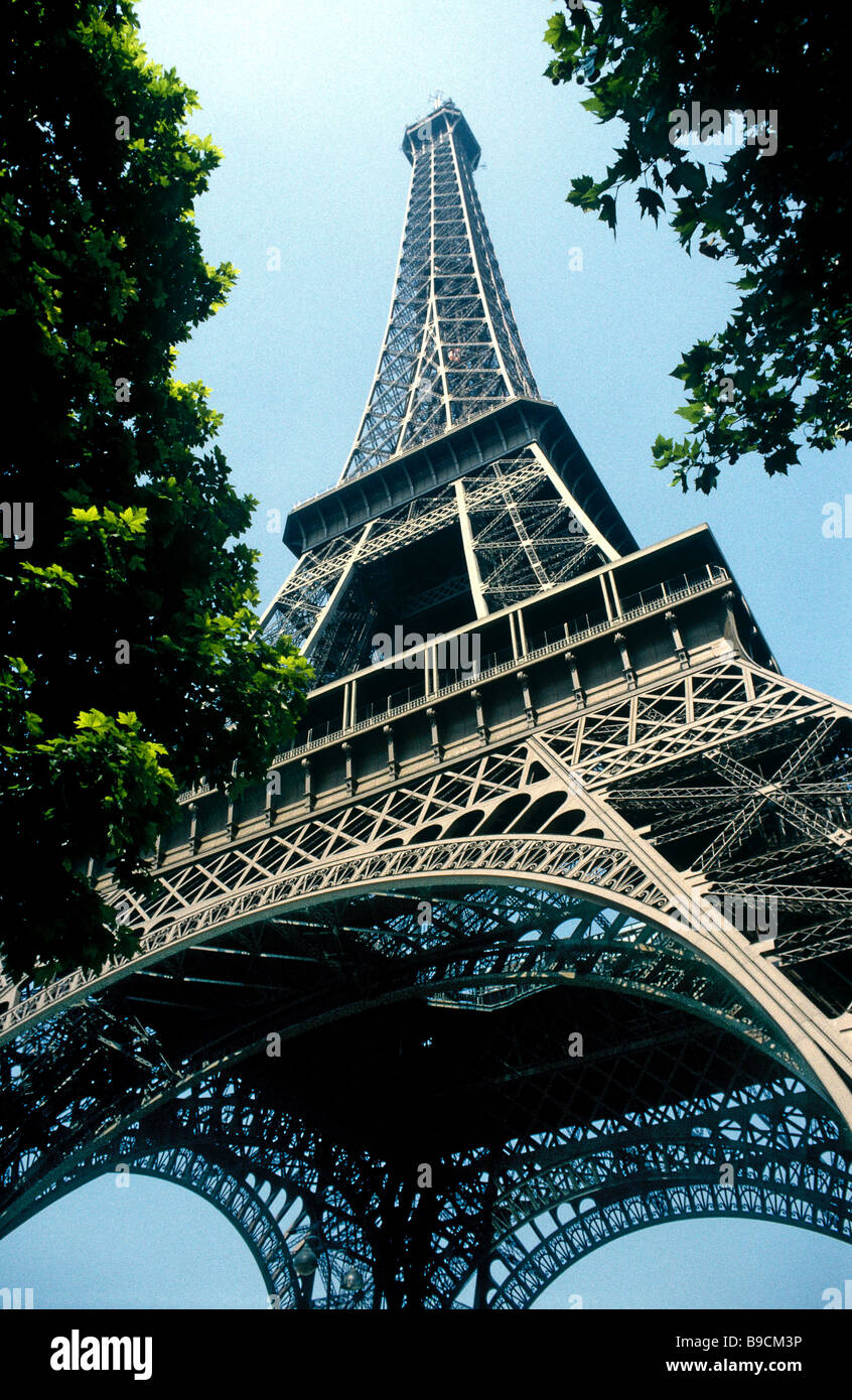 Torre Eiffel 1889 Foto Stock