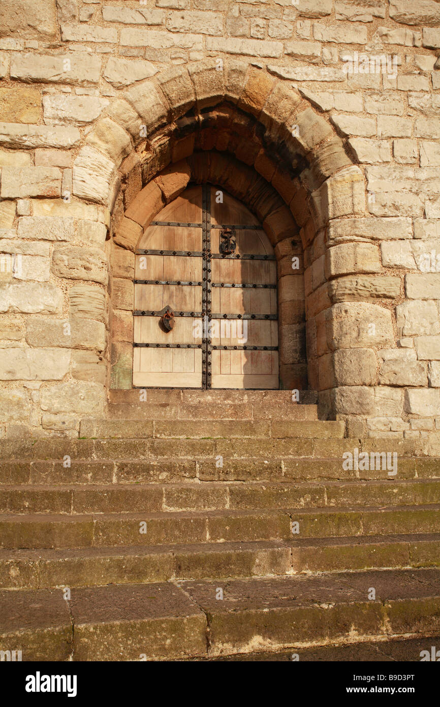 Casa di gate Caernarfon Castle Gwynedd North Wales UK Regno Unito UE Unione europea EUROPA Foto Stock
