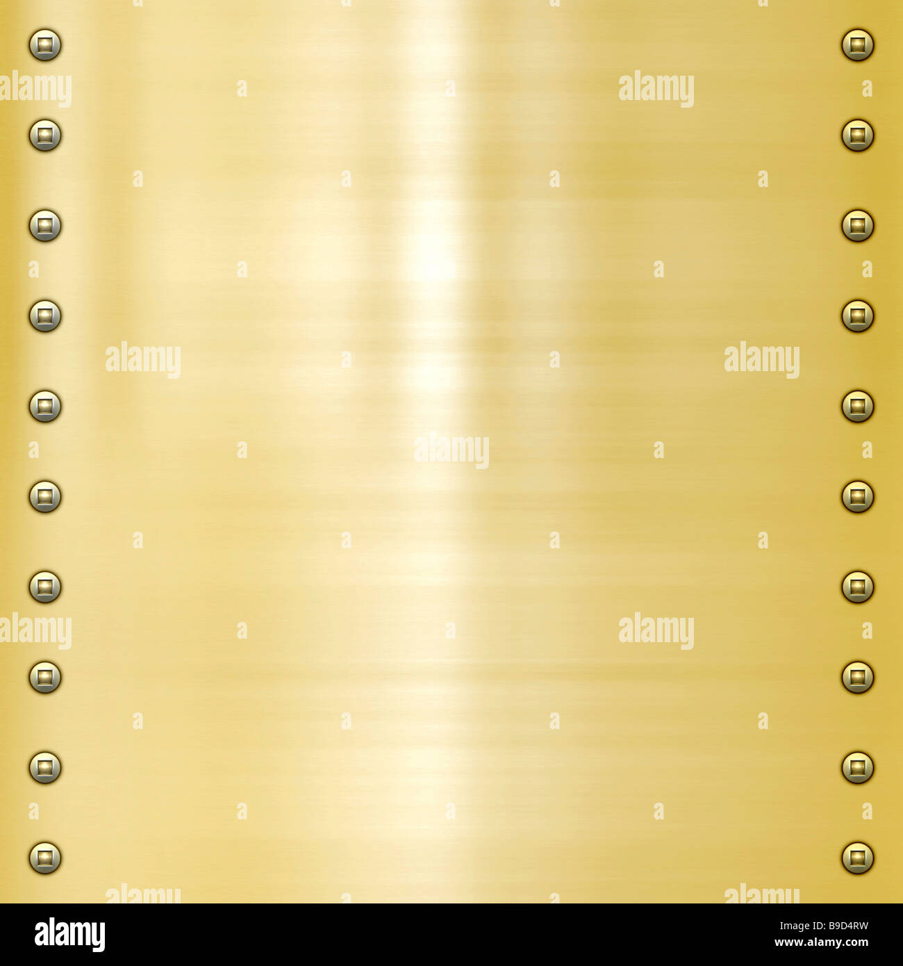 Grande immagine dell'oro lucido sfondo della piastra Foto Stock