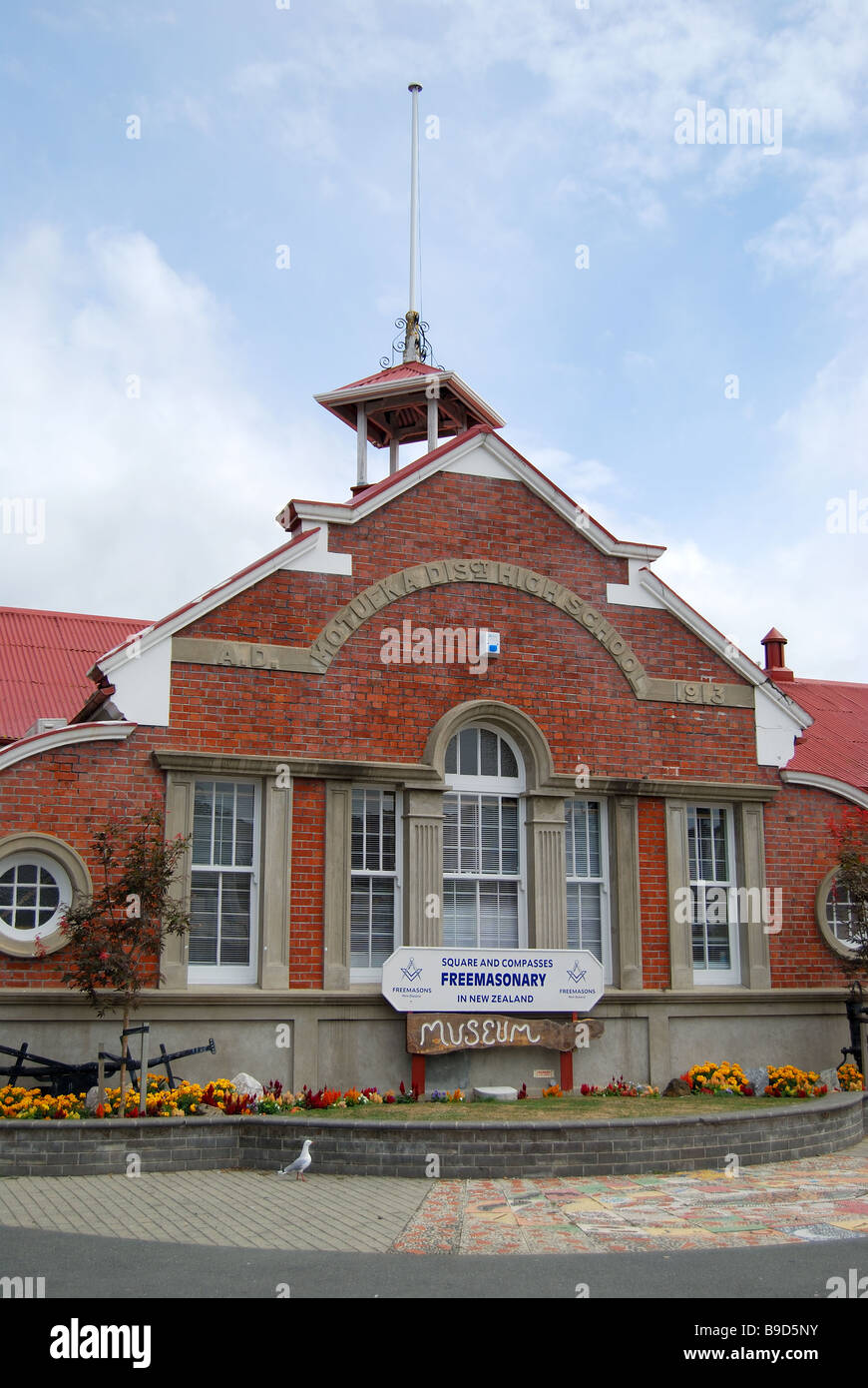 Motueka Museo Distrettuale, High Street, Motueka, Tasmania, Isola del Sud, Nuova Zelanda Foto Stock