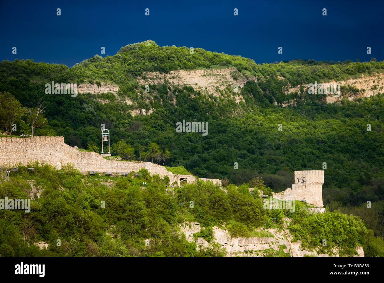 Fortezza di Tsarevets Veliko Tarnovo Bulgaria Foto Stock