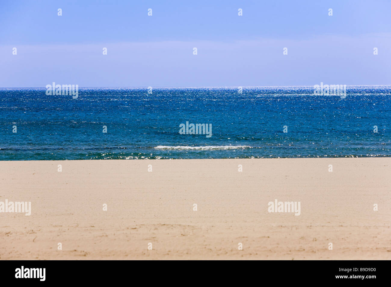 Albena beach il litorale del Mar Nero in Bulgaria Foto Stock