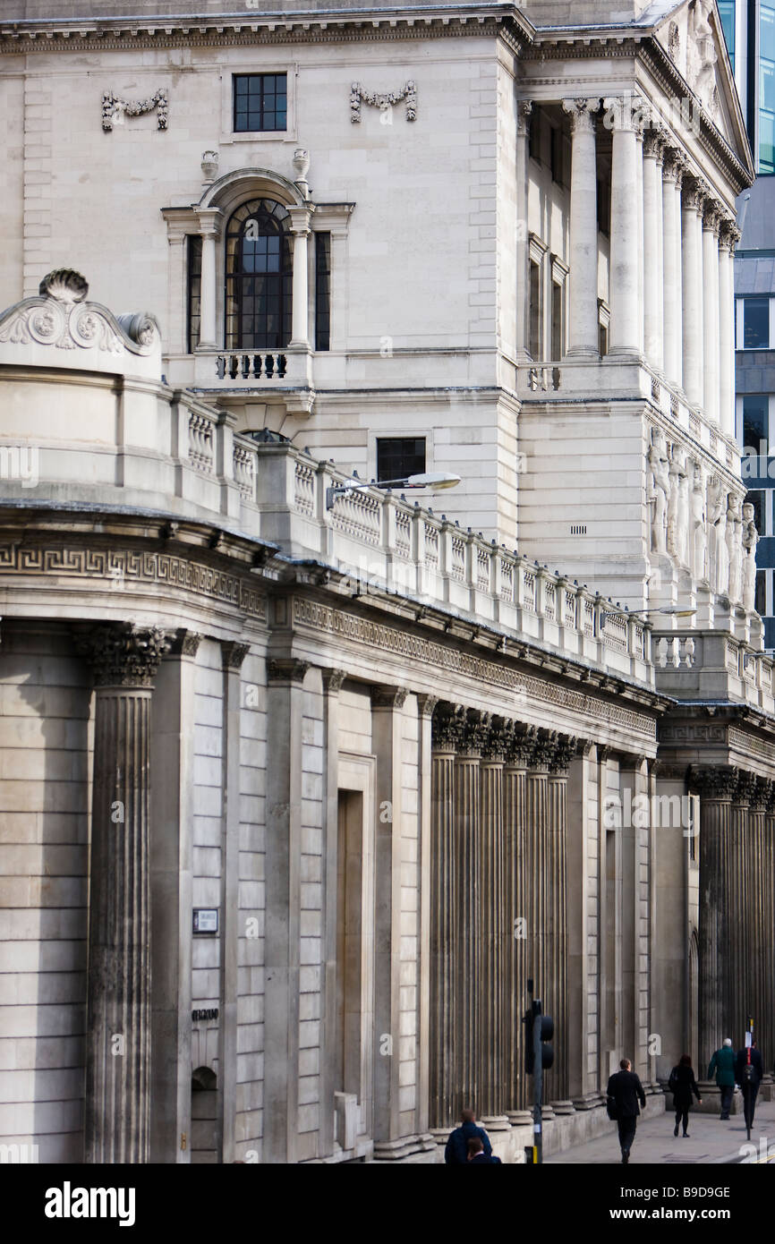 La Banca di Inghilterra Londra Inghilterra REGNO UNITO Foto Stock