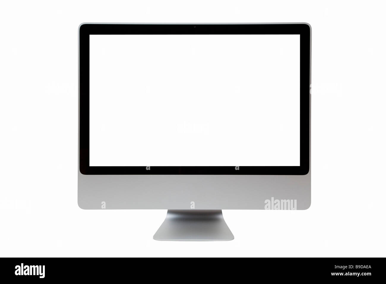COMPUTER PORTATILE isolato su uno sfondo bianco con bagno di ritaglio Foto Stock