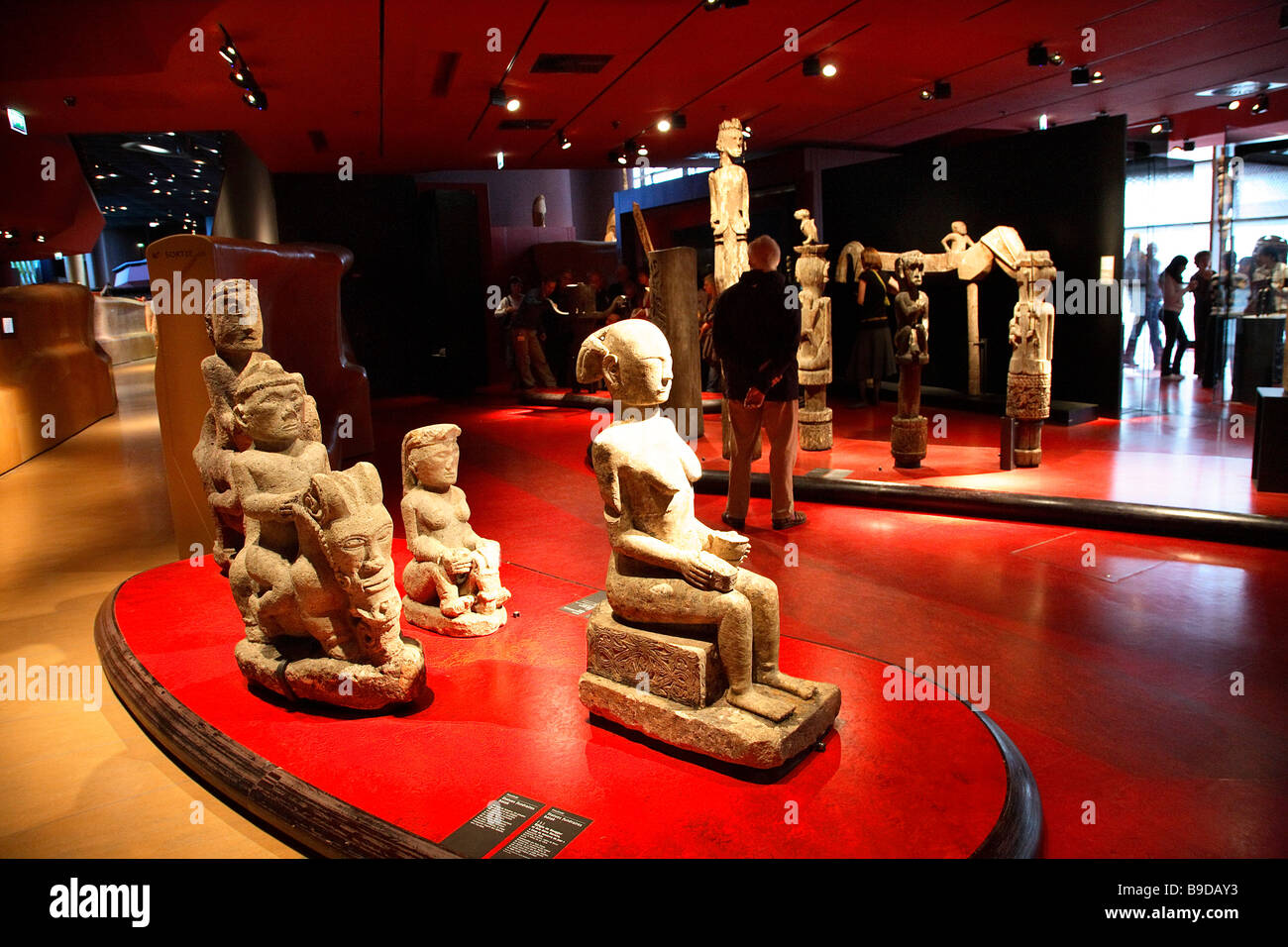 Il Quai Branly Museum Musee des Arts Premiers PARIGI FRANCIA Foto Stock