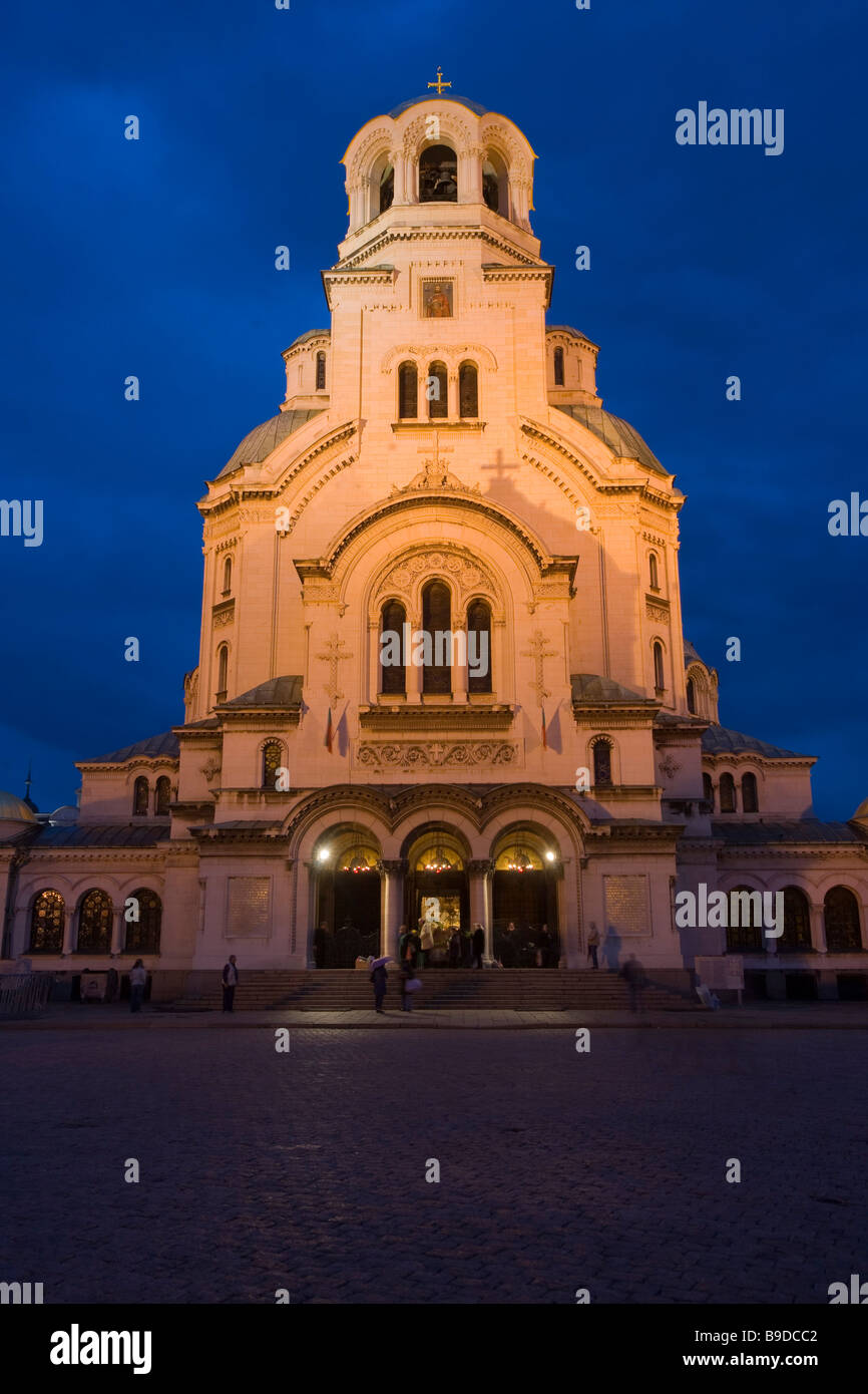 Aleksander Nevski chiesa Bulgaria Sofia Foto Stock