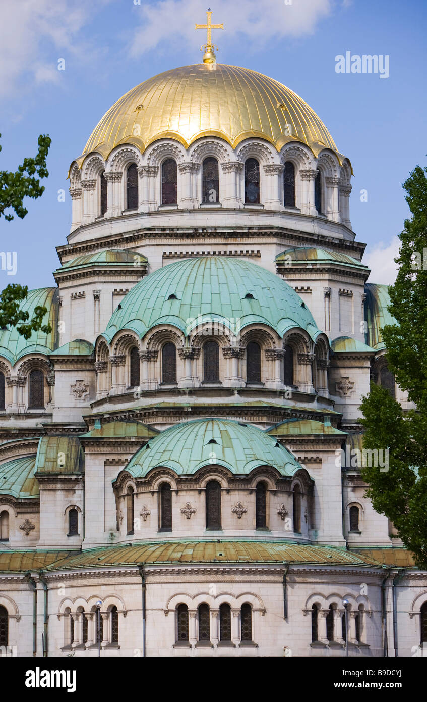 Aleksander Nevski chiesa Sofia Bulgaria Foto Stock