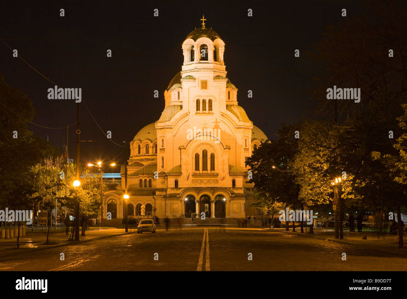 Aleksander Nevski chiesa Sofia Bulgaria Foto Stock
