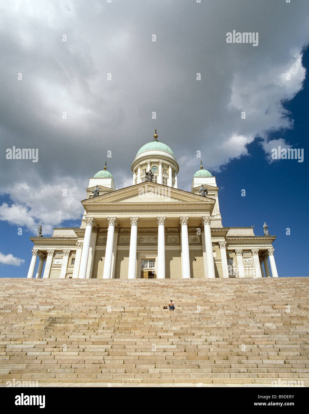 La Cattedrale di Helsinki, chiesa protestante, Carl Ludwig Engel, la Piazza del Senato, Helsinki, Finlandia Foto Stock