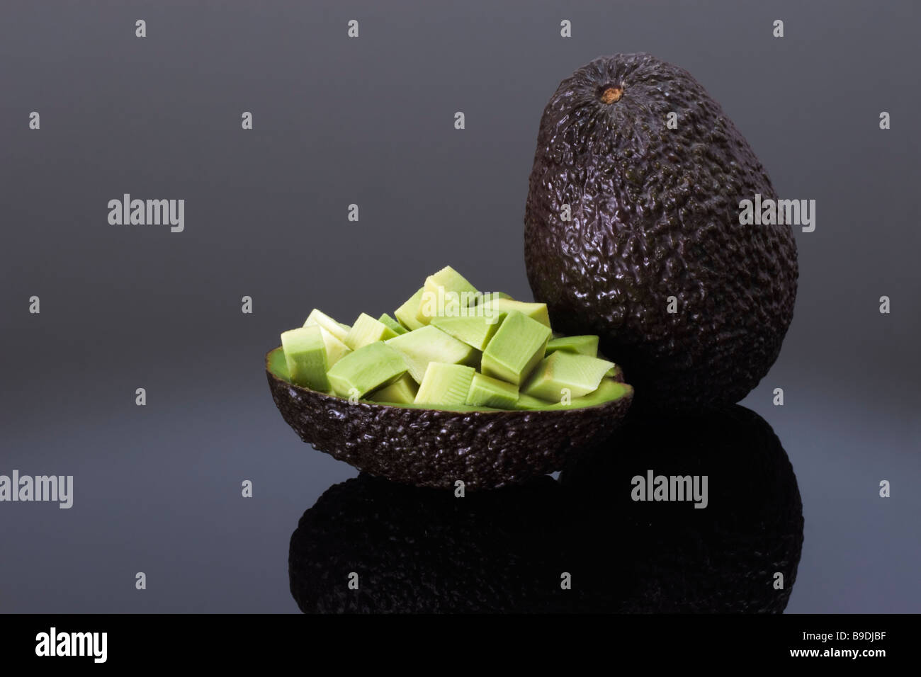 Avocadi freschi Foto Stock