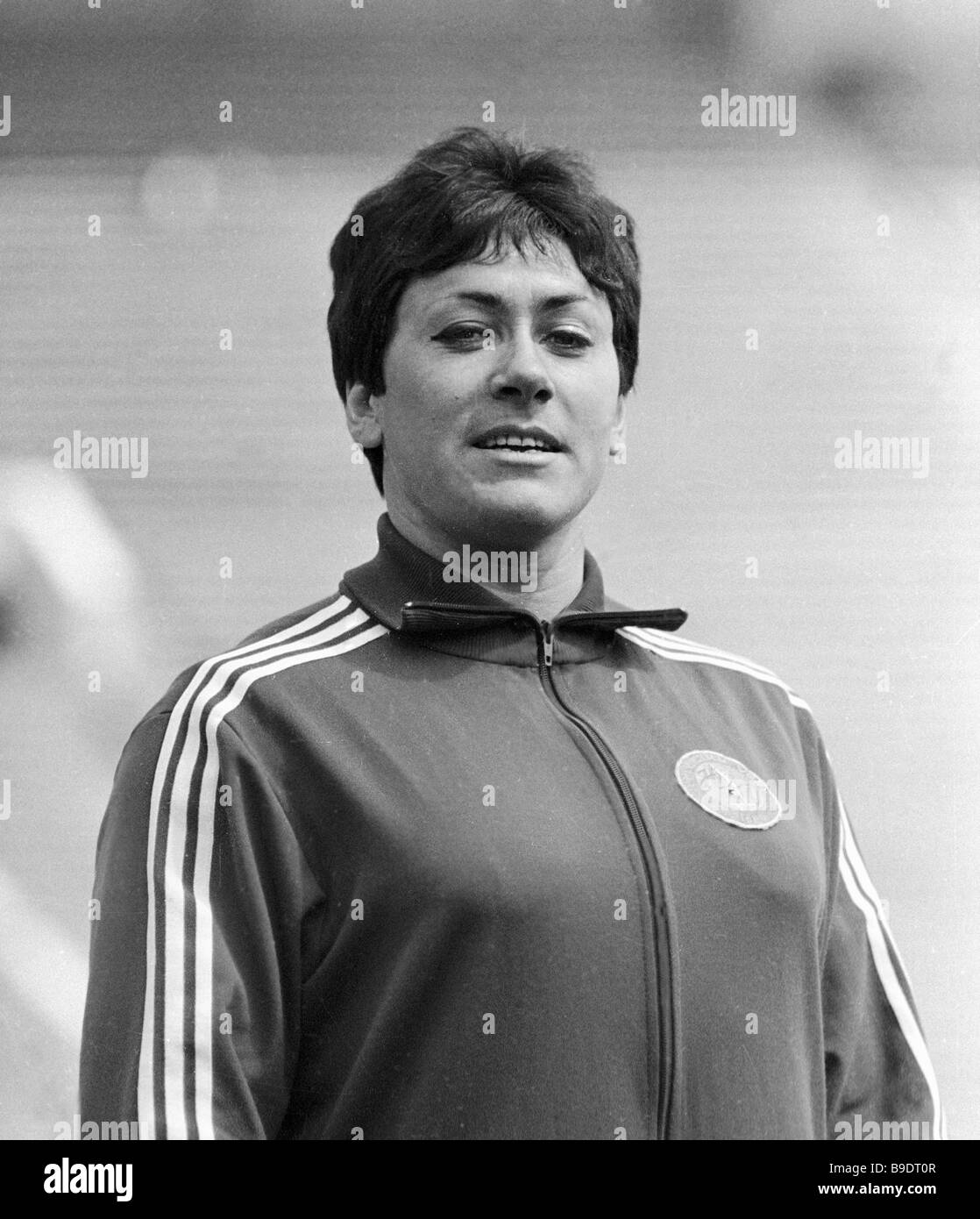 Veleva Faina Melnik 1972 Olympic discus campione del lancio Foto Stock