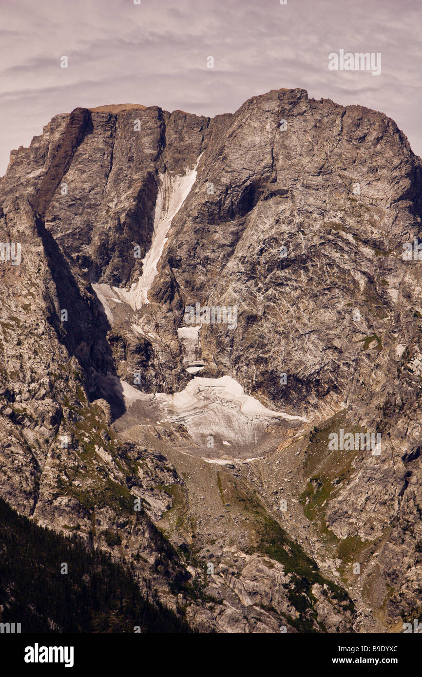 MORAN WYOMING USA Mount Moran nel Parco Nazionale di Grand Teton Foto Stock