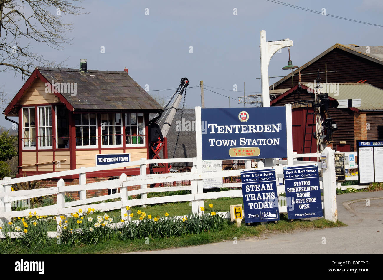 Kent East Sussex Railway Tenterden Town Station East Sussex England Regno Unito Foto Stock