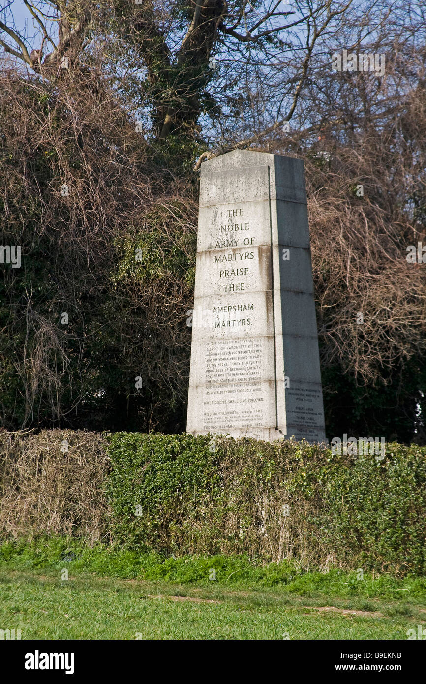 I martiri " Memorial, Amersham Foto Stock