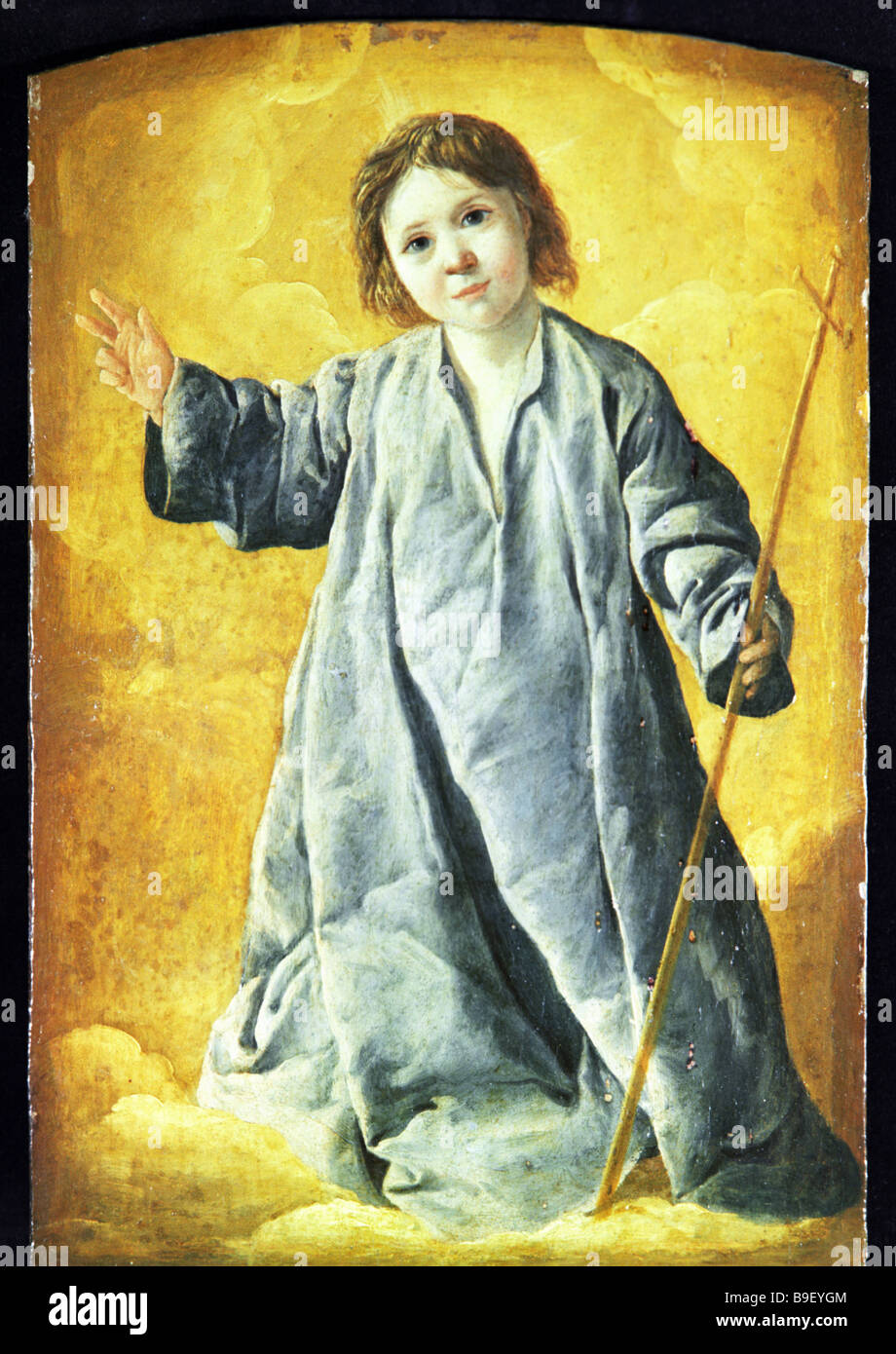 Francisco De Zurbaran Gesu Bambino Museo Di Belle Arti Puskin La Riproduzione Foto Stock Alamy