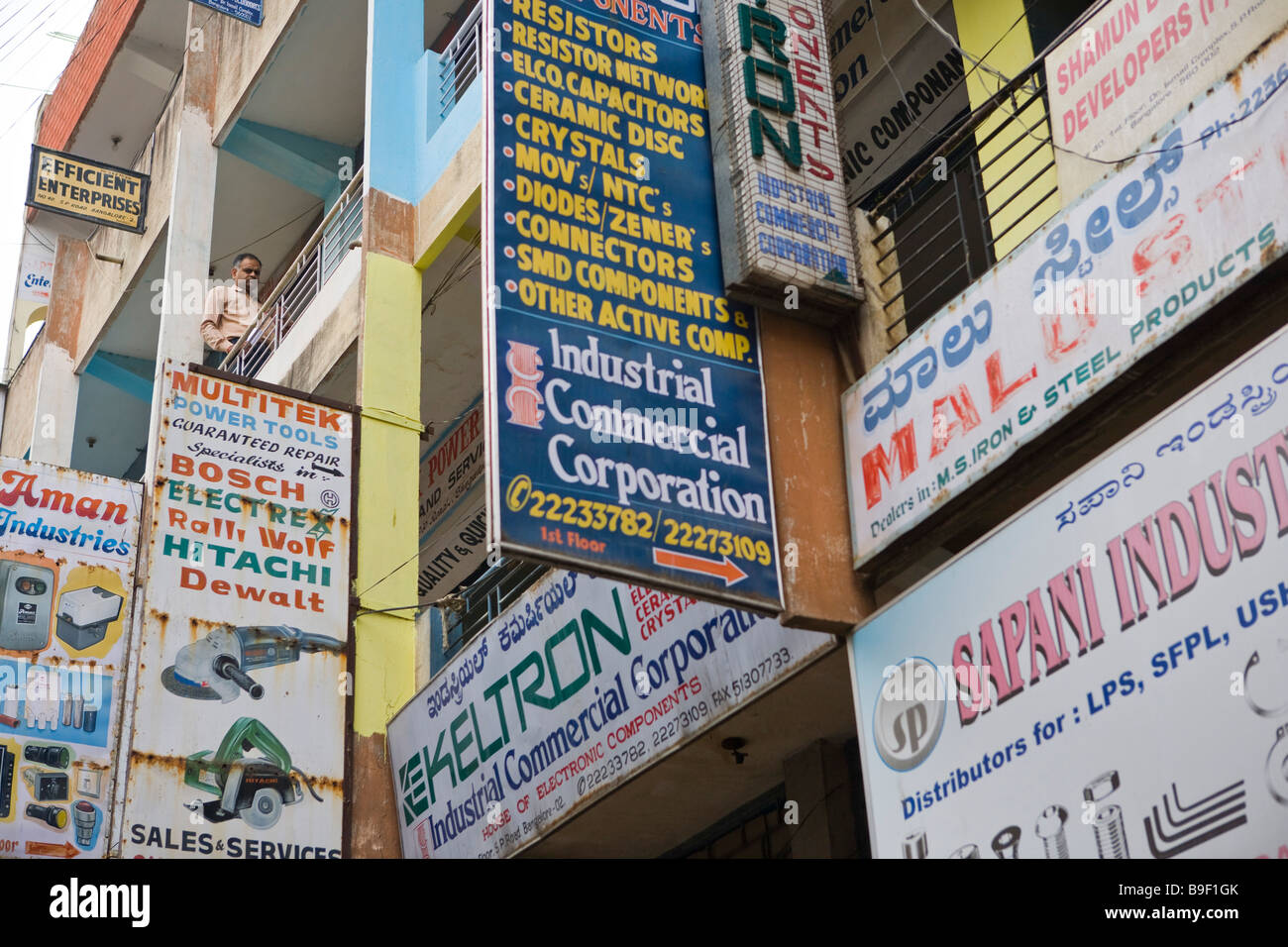 India Bangaluru Bangalore vicino alla città di mercato Foto Stock