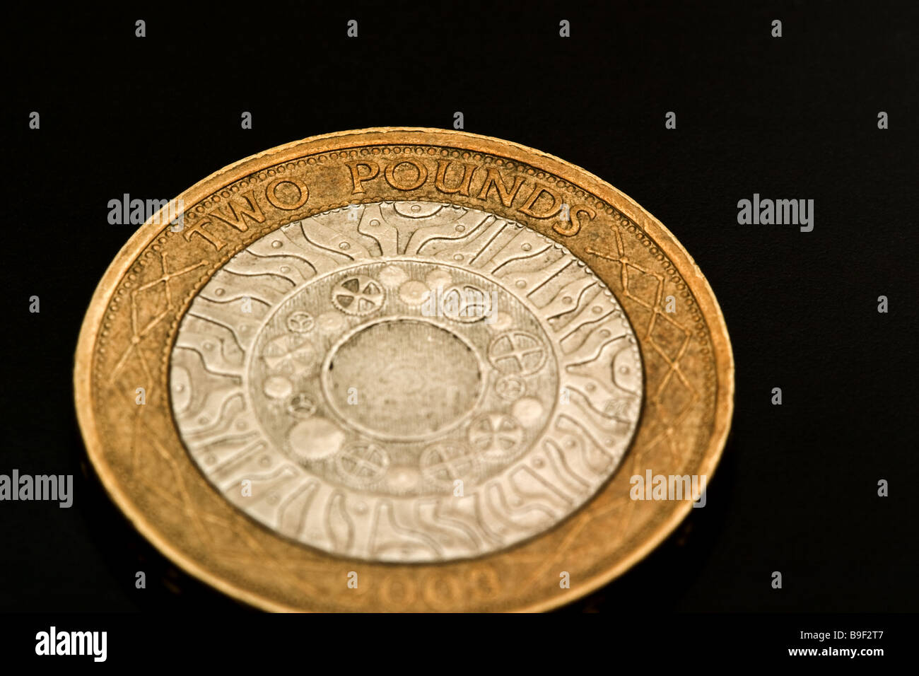 Inghilterra è due pound coin Foto Stock