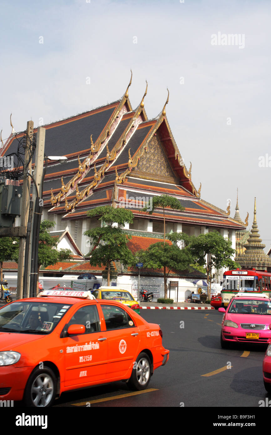 Wat Pho tempio , Bangkok , Thailandia Foto Stock