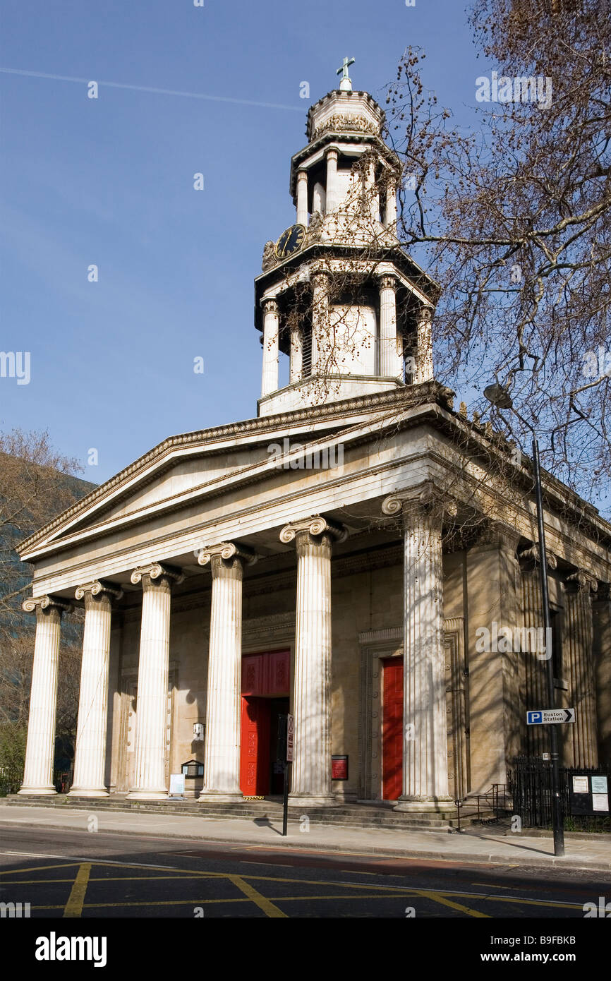 St Pancras Chiesa Parrocchiale di Londra Foto Stock