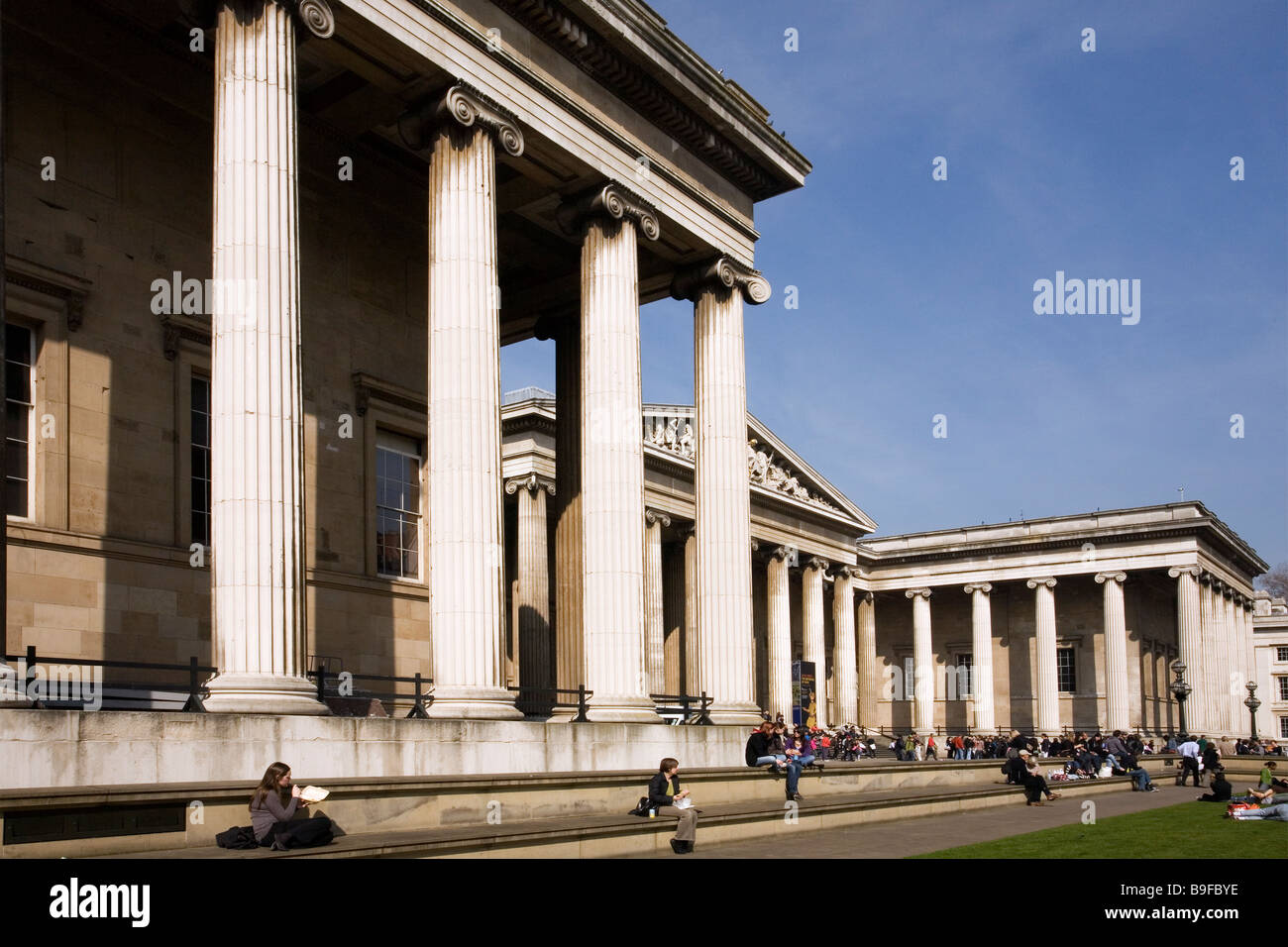 Il British Museum di Londra Foto Stock